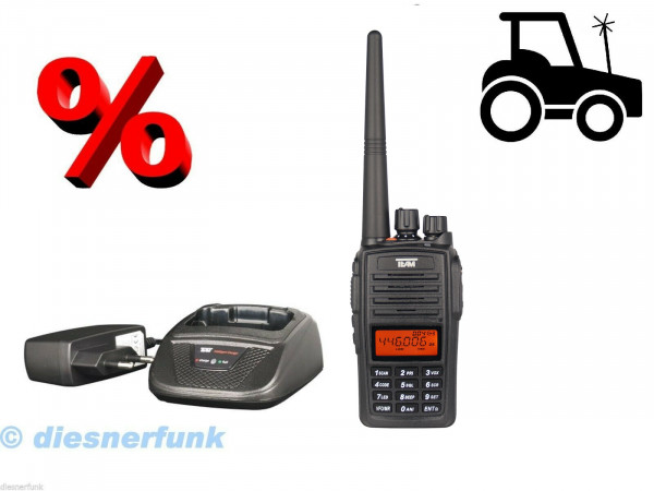 Team TeCom IPX5 Agrarfunkgerät Maschinenring VHF programmiert