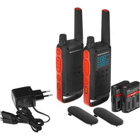 Motorola Talkabout T82 lizenzfrei PMR446, 10km Reichweite, 2 Stück IPX2