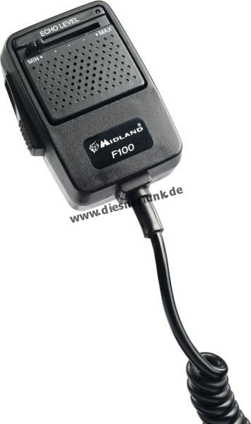 Echo Mikrofon für Alan 100/Midland 203 mit 4 -poliger Mikrofonbu