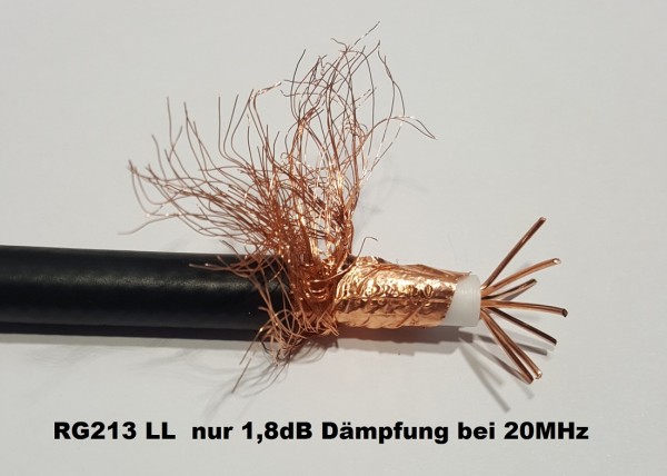 Diesnerfunk&#039;s Made in Germany RG 213 LL Meterware Koaxialkabel KZ89
