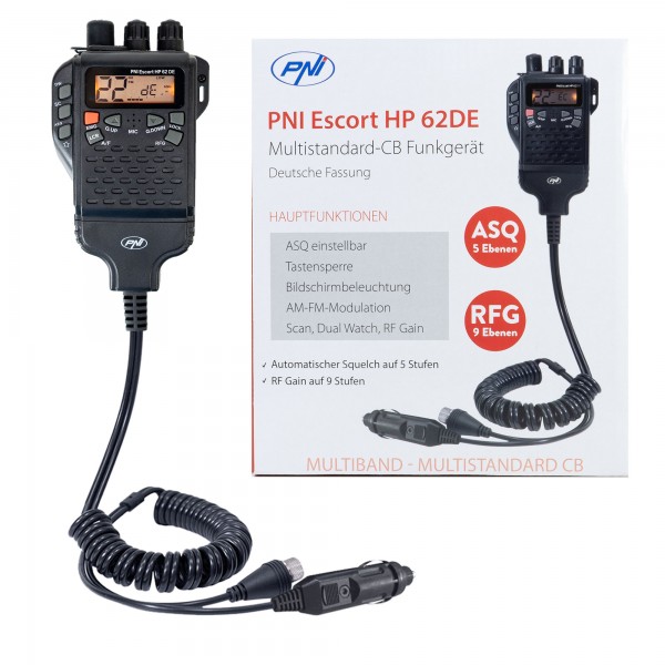 PNI HP62 DE CB - Minifunkgerät mit KFZ Adapter