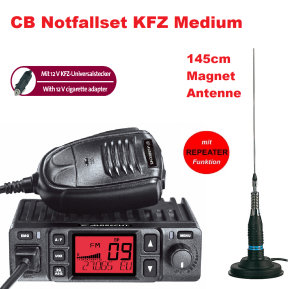 CB Notfallset KFZ Medium plug &amp; play