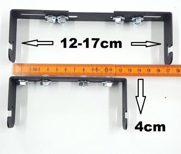 Universalhaltebügel für Funkgeräte 12-17cm Breite 4cm Höhe