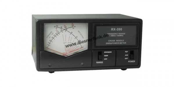 Maas RX-200 Kurzwellen, CB Funk &amp; VHF Kreuzzeiger SWR / PWR
