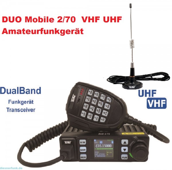 Team Duo Mobile 2/70 Duo Band Amateurfunk-Gerät