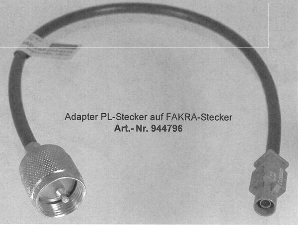 Adapter PL-Stecker auf Fakra-Stecker CB Funk an Actros Antenne
