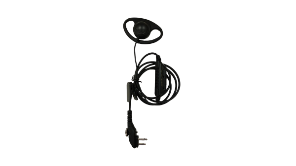 HYTERA Ohrhörer mit D-Bügel, integriertem PTT und Mikrofon, VOX