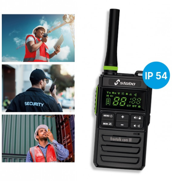 Funkgerät stabo freetalk com III PMR446 IP54